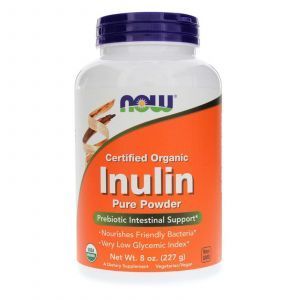 Инулин органический,  Inulin, Now Foods, порошок, 227 г
