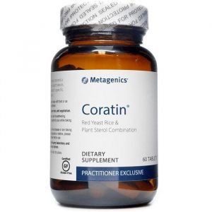 Контроль уровня холестерина, Coratin, Metagenics, 60 таблеток