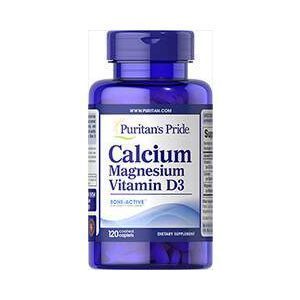 Puritan's Pride, Calcium Magnesium with Vitamin D, 120  Caplets