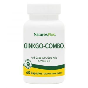  Гинкго Билоба комбо, Ginkgo-Combo, Nature's Plus, 60 капсул
