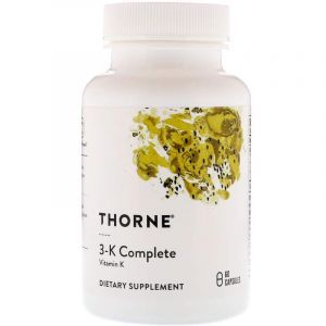 Витамин 3-К, 3-K Complete, Thorne Research, 60 капсул (Default)