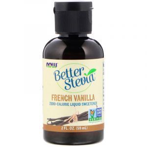 Стевия (вкус ванили), Stevia Liquid, Now Foods, 60 мл (Default)