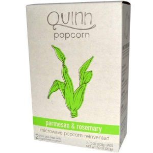 Попкорн зерна с розмарином и пармезаном, Popcorn, Quinn Popcorn, 2 пакета по 100 г