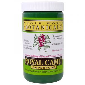 Каму-каму (витамин-С), Royal Camu Powder, Whole World Botanicals, 100 г (Default)