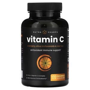Витамин С, Vitamin C, NutraChamps, 120 веганских капсул