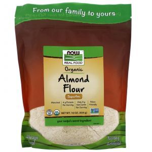 Миндальная мука, Almond Flour, Now Foods, органик, 454 г