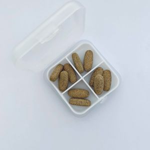Органайзер для витаминов белый, Pill Box, 1 шт