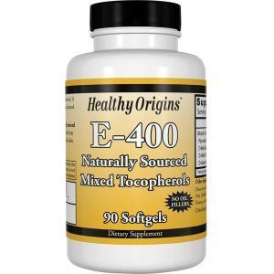 Витамин Е, Vitamin E, Healthy Origins, 400 МЕ, 90 капсул 