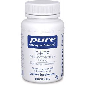 5-HTP (5-Гидрокситриптофан), Pure Encapsulations, 100 мг, 180 капсул