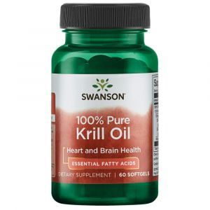 Масло криля, 100% Pure Krill Oil, Swanson, 500 мг, 60 гелевых капсул