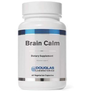 Успокоение мозга, смесь аминокислот и питательных веществ, Brain Calm, Douglas Laboratories, 60 капсул