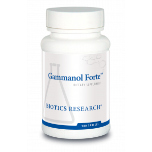 Феруловая кислота и смесь полифенолов, Gammanol Forte with FRAC , Biotics Research, 180 таблеток