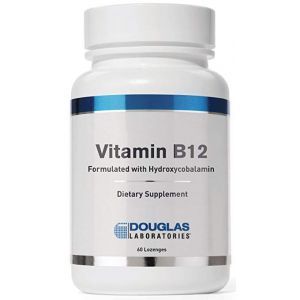 Витамин В12 гидроксикабаламин, Vitamin B12, Douglas Laboratories, 60 жевательных таблеток