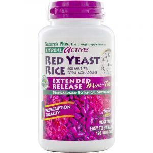 Красный дрожжевой рис, Red Yeast Rice, Nature's Plus, 600 мг,120 таблеток (Default)