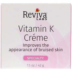 Крем с витамином К (Vitamin K Cream), Reviva Labs, (42 г)