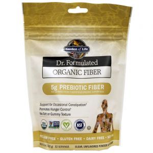 Клетчатка пребиотическая, Organic Fiber, Garden of Life, Dr. Formulated, органик, порошок, 192 г 