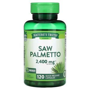 Со Пальметто, Saw Palmeto, Nature's Truth, 2400 мг, 120 капсул быстрого высвобождения (1200 мг на капсулу)