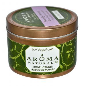 Свеча  с ароматом иланг-иланга и лаванды, Aroma Naturals, 79,38 г