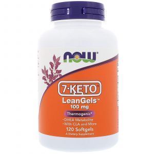 7 кето Дегидроэпиандростерон, 7-Keto LeanGels, Now Foods, 100 мг, 120к