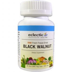 Черный орех (Black Walnut), Eclectic Institute, 400 мг, 90 капсу