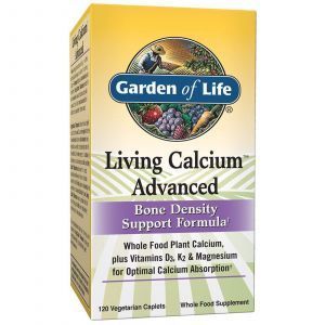 Мультивитамины для здоровья костей с обогащенным кальцием, Vitamin and Mineral, Garden of Life, 120 кап