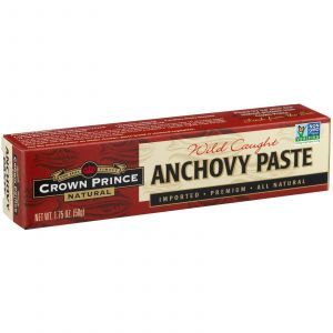 Паста из анчоусов, Anchovy Paste, Crown Prince Natural, 50 г