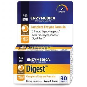 Толық фермент формуласы, Enzymedica, Digest, 30 капсулалар