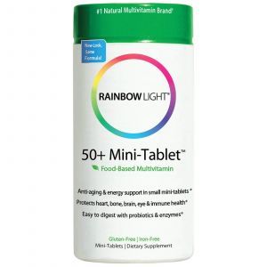 Мультивитамины 50+, Rainbow Light, 90 мини-табле
