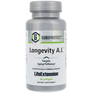 Формула долголетия, Geroprotect, Longevity A.I., Life Extension, 30 капсул
