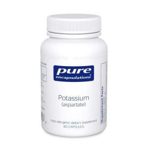 Калий (аспартат), Potassium (aspartate), Pure Encapsulations, 90 капсул