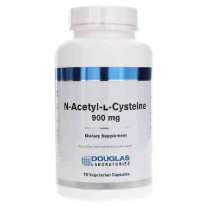 N-ацетил-L-цистеин, N-Acetyl-L-Cysteine, Douglas Laboratories, 900 мг, 90 капсул
