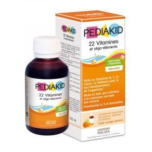 Мультивитамины для детей, сироп, 22 Vitamins & minerals, Pediakid, 125 мл