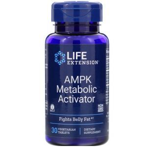 Аденозинмонофосфат, AMPK Metabolic Activator, Life Extension, 30 таблеток 