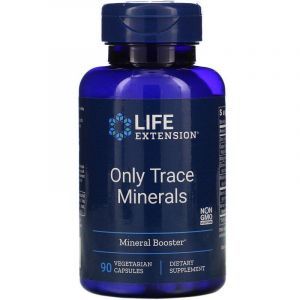 Микроэлементы, Minerals, Life Extension, 90 капсул