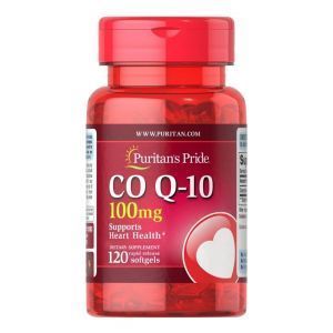 Коэнзим Q-10, Q-SORB Co Q-10, Puritan's Pride, 100 мг, 120 капсул 