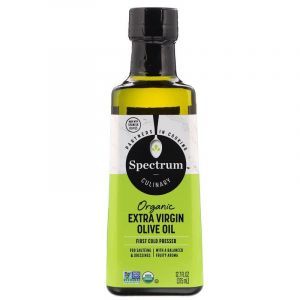 Оливковое масло холодного отжима, Olive Oil, Spectrum Naturals, органик, 375 мл