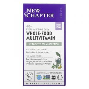 Мультивитамины для мужчин 40+, Daily Multi, New Chapter, 1 в день, 96 таблеток