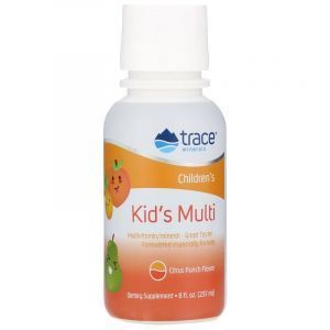Витаминно-минеральный комплекс для детей (цитрусовый пунш), Kid's Multi, Trace Minerals Research, 237 мл
