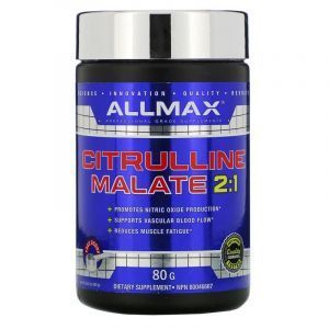 Цитруллин Малат 2:1, Citrulline Malate 2:1, ALLMAX Nutrition, 80 гр.