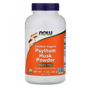 Подорожник органический (Psyllium Husk), Now Foods, 340 