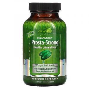 Здоровье простаты, Prosta-Strong, Irwin Naturals, 90 гелевых капсул