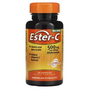 Эстер С (витамин С), Ester-C, American Health, 500 мг, 60 капсул