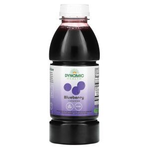 Черничный концентрат, Blueberry Juice, Dynamic Health, жидкий, 473 мл