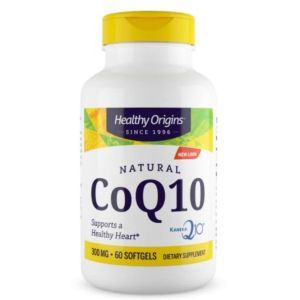 Коэнзим Q10, Healthy Origins, Kaneka Q10 (CoQ10), 300 мг, 60 капсул 