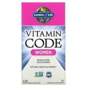 Сырые Витамины для женщин, Garden of Life, 120 капсул 
