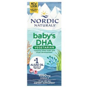 Рыбий жир для детей, Baby's DHA, Nordic Naturals, вегетарианский, 30 мл.