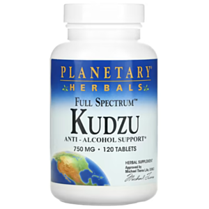 Кудзу, полный спектр, Kudzu, Planetary Herbals, 1500 мг, 120 таблеток (750 мг в таблетке)
