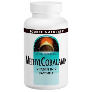Витамин В12 (метилкобаламин), Source Naturals, 60 таб.