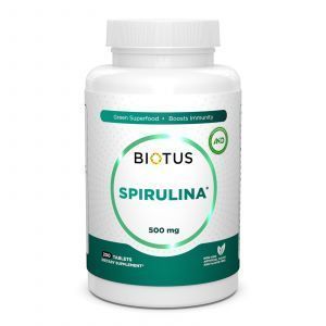 Спирулина, Spirulina, Biotus, 500 мг, 200 таблеток