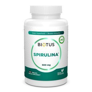 Spirulina, Spirulina, Biotus, 500 мг, 200 таблетка